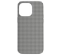Black and White Gingham Case - Classic Buffalo Check Pattern Custodia per iPhone 14 Pro Max