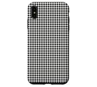 Black and White Gingham Case - Classic Buffalo Check Pattern Custodia per iPhone XS Max