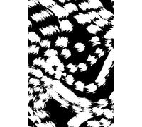 Black and White Journal with Cute Pattern - 6x9 Lined Notebook, 100 Pages, Professional Writing Journal