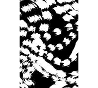 Black and White Journal with Cute Pattern - 6x9 Lined Notebook, 100 Pages, Professional Writing Journal