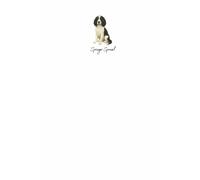 Black and White Springer Spaniel Notebook, Journal, Diary: Perfect for dog lovers, Spaniel owners, pet parents, and fans of floppy ears and loyal hearts