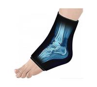 (black)ankle Ice Pack Wrap for Injuries Reusable Foot Ice Pack Stretchable Cold Pack Compression Therapy for Plantar Fasciitis