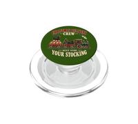 Black Australorp Chicken Funny Christmas Train Crew PopSockets PopGrip per MagSafe