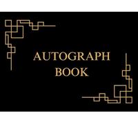 Black Autograph Book: Small, Elegant Pad for Signatures of Celebrities, Musicians, Authors, or Friends. Use at Concerts, Conventions, Events, etc. ... Kids, or Teens. 100 Plain, Blank Pages.