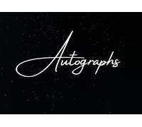 Black Autograph Book: Small, Elegant Pad for Signatures of Celebrities, Musicians, Authors, or Friends. Use at Concerts, Conventions, Events, etc. ... Kids, or Teens. 100 Plain, Blank Pages.