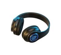 (Black) B39 Wireless Bluetooth Headset Subwoofer With Breathing Light Support TF Card