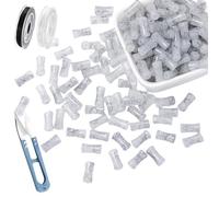 Black Bamboo Beads, Transparent 12mm Bamboo Joint Plastic Craft Beads, Natural Black Agate Stone Bamboos Shape Gem Bead for DIY Necklaces Bracelet Earring (Ink Gray,50)