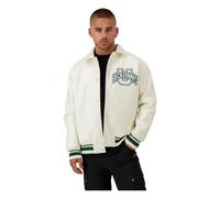 Black Bananas - Leather University Jack - - Jackets - Uomo - Beige - S