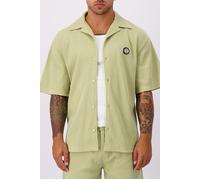 Black Bananas Monogram Waffle Shirt Green Taglia: L | Camicie Casual Outlet | Uomo | Verde