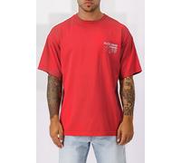 Black Bananas Red Light Tee Red Taglia: XS | T-shirt stampate Outlet | Uomo | Rosso