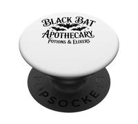 Black Bat Apothecary Pozioni ed elisir gotici PopSockets PopGrip Adesivo