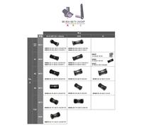 Black Bearing Guarnizione Cuscinetto Supporto 41-86/92-30 Black