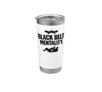 Black Belt Mentality Grappling No-Gi Dojo Combattimento Bicchiere termico in acciaio inox doppia parete