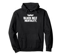 Black Belt Mentality Grappling No-Gi Dojo Combattimento Felpa con Cappuccio