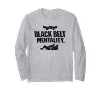 Black Belt Mentality Grappling No-Gi Dojo Combattimento Maglia a Manica
