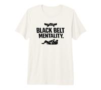 Black Belt Mentality Grappling No-Gi Dojo Combattimento Maglietta Premium