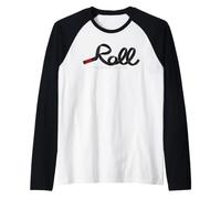 Black Belt Roll - L'anima di Jiu Jitsu Maglia con Maniche Raglan
