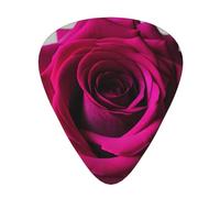 Black Blackgound Rose - Set di 1 plettri per chitarra, materiale ABS di alta qualità, vari spessori, migliora la tua esperienza di suono