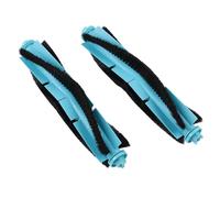 Black Blue ABS Roller Brush 2PCS，Compatible for Conga，7490 8290 Vacuum Cleaner High Efficiency Cleaning Accessories Replacement Parts
