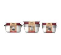 black+blum - Multifunktions Food Boxen Set Medium Box - Contenitori per alimenti 900 ml bianco