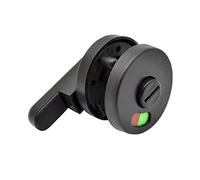 Black Bolt Libero Fidanzato Bagno Privacy Porta WC per Bagno Pubblico e Pomello Porta Bagno