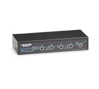 Black Box 4PT SERVSWITCH DT DVI USB EMULATED USB KM KVM Switch, 788961 (EMULATED USB KM KVM Switch ServSwitch, 1920 x 1200 Pixels, Black)