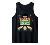 Black Boy Magic Back To School Hello Melanin Bambino Ragazzi Canotta