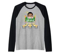 Black Boy Magic Back To School Hello Melanin Bambino Ragazzi Maglia con Maniche Raglan