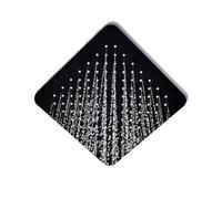 Black Brass Bathroom Shower System Wall-mounted Design 3-function Thermostatic 2-handle 2-control Waterfall Tap(2Brushed Gold 30mm)