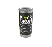 Black Bruh Valori nutrizionali Juneteenth King Brother Friend Bicchiere termico in acciaio inox doppia parete