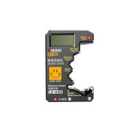 (Black) BT189 Battery Tester LCD Display Universal Voltmeter Electricity Display AA AAA Button Cell Batteries 1.5V/3V/3.7V/4.8V/9V