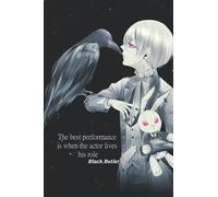 Black Butler: Black Butler: Kuroshitsuji nice anime notebooks for Otaku people to write diary and notes