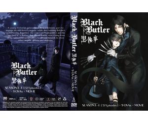 Black Butler - Kuroshitsuji (stagione 1-4 + 9-Ova + film) ~ audio inglese ~ DVD