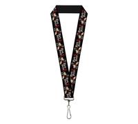 Black Butler Lanyard, Black Butler Ciel Phantomhive Fork Pose and Title Logo, El