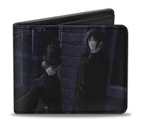 Black Butler Wallet, Bifold, Black Butler Ciel and Sebastian Weston College Scen