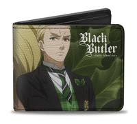 Black Butler Wallet, Bifold, Black Butler Herman Greenhill Holly Face and Pose G