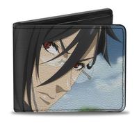 Black Butler Wallet, Bifold, Black Butler Sebastian Michaelis Pose and Title Log