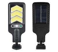 (Black C) Solar Outdoor Motion Sensor Lights with Remote Control - IP65 Waterproof Solar Powered Lighting, 3 Adjustable Modes for Garden & Pathway