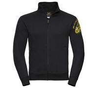 Black-Cafe London Classic Fleece Giacca sudore, nero-oro, taglia L per maschi