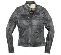 Black-Cafe London Shona II Giacca donna moto in pelle, taglia M per donne