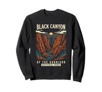 Black Canyon of Gunnison National Park Design retrò Felpa