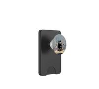 Black Cat | Amante dei libri | Nerd Book Lover | simpatico gatto floreale PopSockets PopWallet per MagSafe