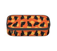 Black Cat Animal Kitten Astuccio speciale per ragazze e ragazzi, astuccio grande per matite grande astuccio per matite, astuccio per matite per cancelleria per studenti con cerniera per scuola e lav