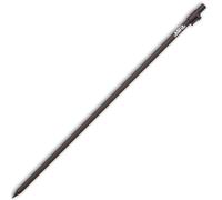 Black Cat - Bastone da banca 90 cm, 165 cm, colore: nero, 90-165 cm