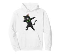 Black Cat Cool Dab Felpa con Cappuccio