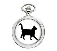 Black cat Full Hunter Orologio da tasca