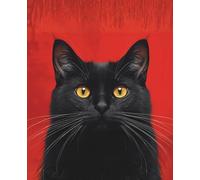 Black Cat Gifts: Lined Notebook: Perfect cat lover journal for birthdays, Christmas, and everyday use