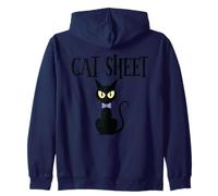Black Cat Halloween - Carino Spooky Kitty Amanti Gatto Mamma Gatto Felpa con Cappuccio