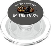 Black Cat Halloween Graphic For Darkest Pumpkin In The Patch PopSockets PopGrip per MagSafe