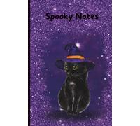 Black Cat Hardcover Notebook, Halloween Gifts, spooky: Black Cat Hardcover Notebook for Witches, Halloween, and Gothic Aesthetic